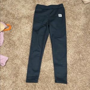NWOT Black fleece lined leggings